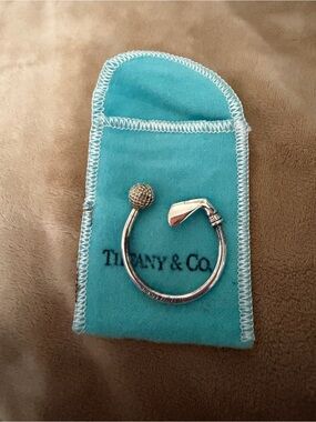 Tiffany & Co. Silver Golf Club Key Chain